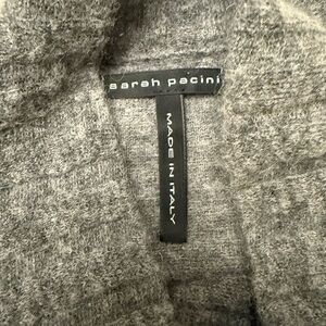 Sarah Pacini Charcoal Knit Top